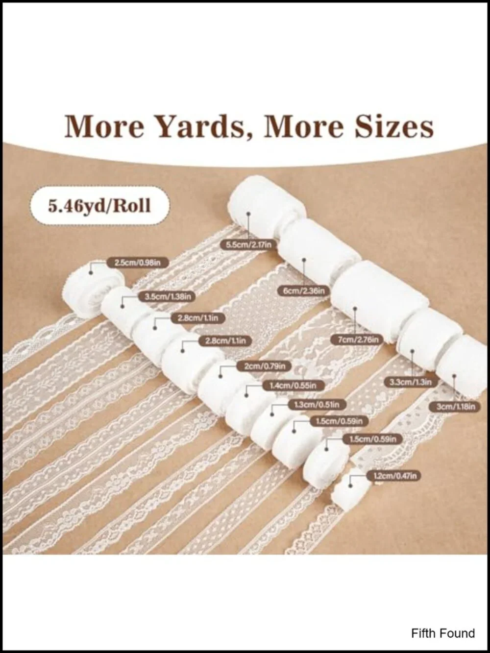 82 Yards Assorted Lace Trim 15 Rolls Vintage Sewing Lace for Wedding Craft
